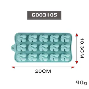 Mold For-silicone 3 Pack For-candles Custom For-chocolate Snap Bar Molds A Part Candle Cake Silicon Heart Chip Bear