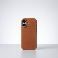 Étui de téléphone en cuir huilé de luxe pour iPhone 18 Pro Max, fin, antichoc, anti-rayures, fournisseur OEM personnalisé