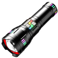 Lampe torche LED zoomable étanche 1000+ lumens Portable Montagne USB Rechargeable Camping Extérieur Alliage d'aluminium