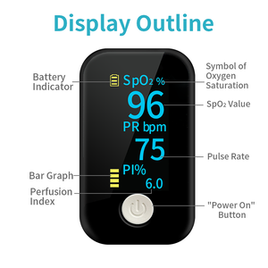 Oxímetro de pulso pediátrico para niños de 1 a 12 años Fuente de energía eléctrica Función RR Pantalla TFT/LCD Apagado automático CE - Product Image 4