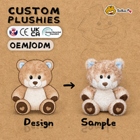 Vente Flash : Peluche Personnalisée OEM, Ours Mascotte d'Entreprise Personnalisé, Cadeau d'Affaires, Peluche Personnalisée de Haute Qualité CE CPC