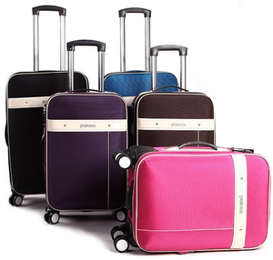 <span class=keywords><strong>Maleta</strong></span> con ruedas para niños con diseño de impresión de PU para niñas, bolsa de viaje con ruedas giratorias para equipaje - Product Image 2