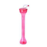 Mug de voyage transparent en PET de 24 oz avec poignée et couvercle, certifié CE, idéal pour l'été, la plage, la rentrée scolaire, cadeau promotionnel personnalisé, facile à utiliser