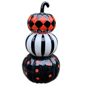 Decoraciones de Halloween para Exteriores, Adornos de <span class=keywords><strong>Calabaza</strong></span>, Escultura de Fibra de Vidrio, Modelo Simulado de Parque Temático, Paisaje Hecho de Resina - Product Image 3