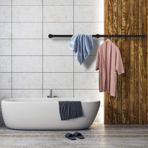 Perchero Industrial de hierro <span class=keywords><strong>para</strong></span> <span class=keywords><strong>ropa</strong></span>, <span class=keywords><strong>barra</strong></span> de hierro resistente <span class=keywords><strong>para</strong></span> <span class=keywords><strong>colgar</strong></span> <span class=keywords><strong>ropa</strong></span> <span class=keywords><strong>en</strong></span> la <span class=keywords><strong>pared</strong></span>, <span class=keywords><strong>para</strong></span> lavandería - Product Image 5