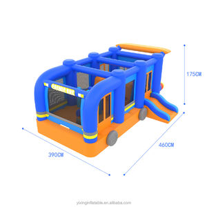 Casa de rebote portátil para interiores/exteriores, pared de escalada, castillo inflable para niños para fiestas infantiles, entretenimiento perfecto en el patio trasero - Product Image 2
