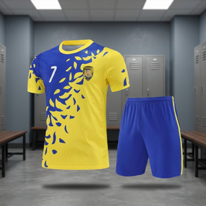 Custom RUIWO Men's Soccer Jersey 100% Polyester Breathable <b>Mesh</b> O-Neck <b>Short</b> Sleeve Summer Football Uniform Digital Printing - Product Image 3