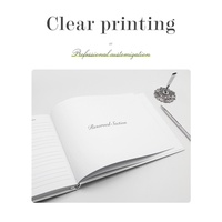 Livre d'or de mariage personnalisé avec impression professionnelle, coffret avec stylo pour souvenirs et messages