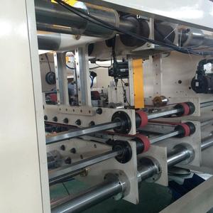 Máquina de fabricación de cajas de cartón corrugado eléctrico completamente automático, engranaje de rodamiento de Motor de bebidas de ropa de costura controlado por ordenador - Product Image 2
