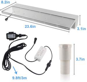 <span class=keywords><strong>Pas</strong></span> <span class=keywords><strong>cher</strong></span> Prix Piscine Cascade Fontaine <span class=keywords><strong>Jardin</strong></span> Cascade Cascade pour Étang Extérieur SPA Piscine Décoration - Product Image 6