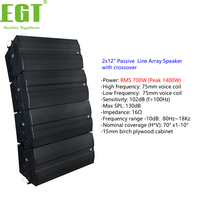 Subwoofer Line Array 15 pouces avec système de fixation intégré pour Line Arrays doubles 8 pouces et simples 10 pouces, caisson de basses passif haute puissance