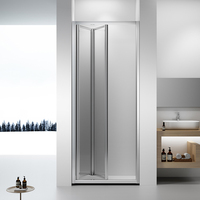 Foshan Factory Supply - Porte de douche pliante en aluminium sur mesure de haute qualité pour hôtel, paroi de douche en verre