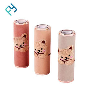 หลอดลิปสติกแบบกดขนาด12.1มม. หลอดลิปสติกพลาสติกเปล่าปักลายหมีน่ารักใหม่ - Product Image 5