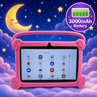 Tablet Infantil de 7 Pulgadas, Android 12, Quad Core, 2GB, 32GB, Dispositivo Educativo, Buen Precio, 365 Juegos de Aprendizaje para Niños, KidsTab