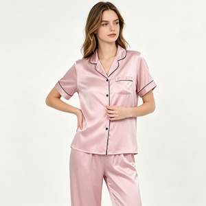 Women's Modal Luxury Sleepwear Long Sleeve Custom <b>Pyjamas</b> OEM ODM Bamboo Pajamas PJ Loungewear Women Sets - Product Image 4