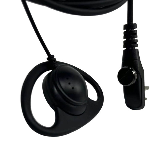 Teamup Ear-hook Single Earphone Two Way Radio VHF UHF EG45 D Type 3.5mm 2.5mm Headset Wired Noise Cancelling PD500