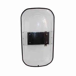 Escudo de Defensa Personal Resistente a Impactos, Transparente, Anti-Impactos, Protector, Encajable, Rectangular, de Policarbonato (PC) - Product Image 5