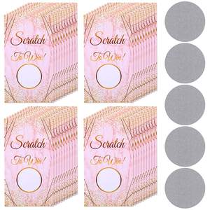 कस्टम स्क्रैच ऑफ कार्ड डेट नाइट स्क्रैच कार्ड और लिंग के लिए जीत मुद्रित पेपर स्क्रैच कार्ड - Product Image 1