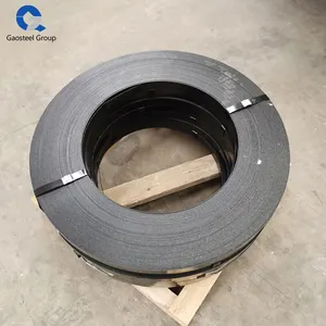 Factory Wholesale Bluing And Black Painted Waxed Steel Strapping