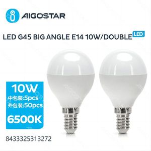 ไอกอสตาร์หลอดไฟ LED G45 E14 10W 6500K หลอดไฟสองมุม - Product Image 1