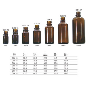 Chai lọ serum dầu mỹ phẩm thủy tinh hổ phách có vòi bơm, dung tích 5ml 10ml <span class=keywords><strong>15ml</strong></span> 20ml 30ml 50ml 100ml, kiểu dáng thời trang, sang trọng, mã 18 415 - Product Image 6