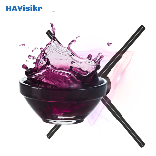 4K HD LED Holographic Projector with Rotating Display 3D Fan Holographic Display Device for Indoor Education OEM Supplier