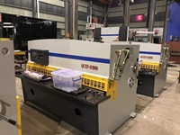 Cisaille hydraulique CNC QC12Y 3200mm E21S pour tôles de 6mm, machine à découper à poutre oscillante pour tôles d'acier