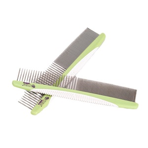 Peine para mascotas Kudi de acero inoxidable de doble cara para el cuidado de perros - Product Image 5