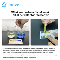 Réactif liquide alcalin pour test de pH, gouttes de test de pH pour l'analyse de la qualité de l'eau potable, outil portable de test d'eau, prend en charge OEM ODM
