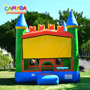 Château gonflable unisexe pour enfants, personnalisable, en PVC, certifié CE, protection UV, garantie 2 ans, commande minimum 1 pièce - Product Image 5