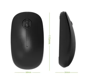 Usine Offre Spéciale pas cher 2.4G 3D 1000 DPI souris de bureau sans fil souris légère accessoires d'ordinateur pour bureau