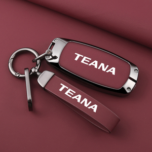 Vendita calda per <span class=keywords><strong>Nissan</strong></span> <span class=keywords><strong>Qashqai</strong></span> custodia per chiave per auto da 2008 a 2023 in pelle di metallo portachiavi per automobile custodia protettiva - Product Image 2