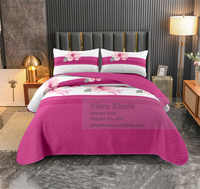 Couvre-lit de luxe 3 pièces par ensemble couvre-lit king size couvre-lit en coton ensemble de literie Patchwork couvre-lit vente en gros