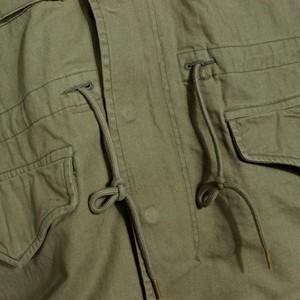 <span class=keywords><strong>Chaqueta</strong></span> Bomber Clásica <span class=keywords><strong>Americana</strong></span> M65 con Diseño Herringbone, 100% Lona de Algodón, Cuello Alto <span class=keywords><strong>Informal</strong></span>, Cierre de Cremallera, Resistente al Viento, ODM - Product Image 5