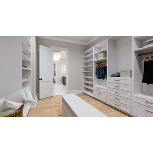 חדר שינה אלגנטי ארון הורים מותאם אישית ארון בגדים הליכה בארון - Product Image 4