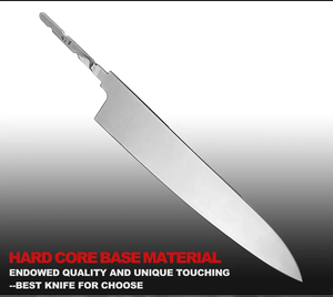 Groothandel Diy Koksmes Blanco Mes Roestvrij Staal Keukengereedschap Ultrascherp Diy Mes Mes Zonder Handvat - Product Image 4