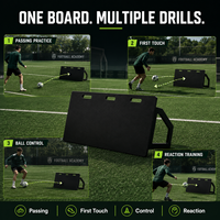 Vente en gros d'équipement d'entraînement de football pliable et portable Planche de rebondissement de sport de football en plastique résistant aux chocs Rebond automatique