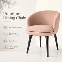 Fauteuil de salon rembourré moderne pour restaurant, hôtel, café, bar, salon, bureau, mobilier commercial
