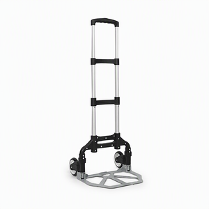 Telescoping Handle Dolly <strong>Cart</strong> Aluminum 176LBS 2 Wheel Carrito Plegable - Product Image 1