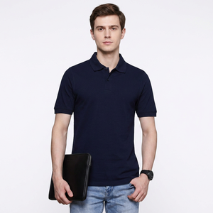 Camiseta de Golf Casual de Algodón de Alta Calidad para Hombre, Tejida, Floral, Transpirable, con Estampado Digital, Venta al Por Mayor de Fabricante OEM - Product Image 1