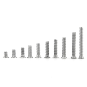 10ชิ้น/ถุง304สแตนเลสสตีลฟลัชหัวหมุดตอกตะปูตัวเอง M5 M3 M2.5 M6 M8กดสกรู <span class=keywords><strong>FHS</strong></span> - Product Image 6