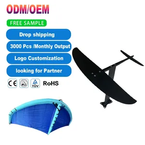 GY1060 Big Wing SUP Foil Hydrofoil con alas de carbono y mástil de aluminio Electric Hydrofoil Wing Foil Hydrofoil