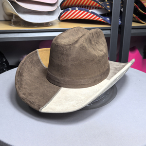 Fuax <span class=keywords><strong>camoscio</strong></span> cappello da Cowboy corno lungo connazionali villaggio Bangora Sombreros cappello Fedora - Product Image 3