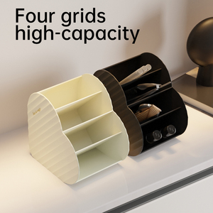Étagère à niveaux UFORU pour l'organisation de bureau, <span class=keywords><strong>tiroir</strong></span> mignon pour fournitures de bureau et cosmétiques, boîte organisatrice de bureau en plastique - Product Image 3