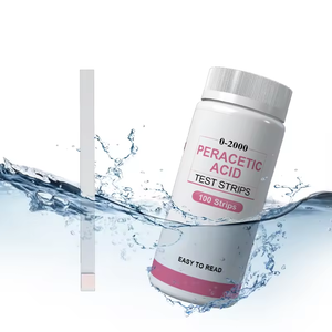 Bandelettes de <span class=keywords><strong>test</strong></span> LYZ en promotion pour l'acide peracétique (0-2000) – Idéales pour la piscine, l'étang à poissons, les aliments et l'eau potable - Product Image 1