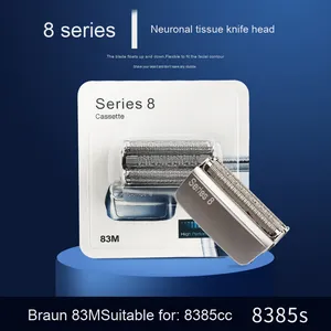 Per <span class=keywords><strong>Braun</strong></span> <span class=keywords><strong>serie</strong></span> <span class=keywords><strong>8</strong></span> rasoio elettrico testa intera cartuccia in acciaio inox membrana netta assemblaggio lama rasoio - Product Image 3