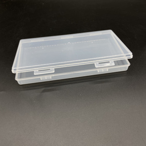 Double-button hộp nhựa ID thẻ ngân hàng lưu trữ thẻ nhựa hộp nhỏ không thấm nước bụi bằng chứng nhận lưu trữ hộp - Product Image 3