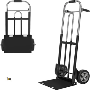 Autocarro a mano pieghevole per impieghi gravosi carrelli capacità 600 LB con Design compatto ruote pesanti per lo spostamento in magazzini case