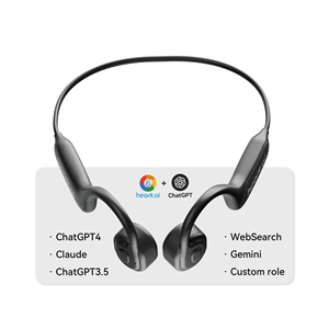 ChatGPT Waterproof AI Digital Display for Healthcare Outdoor Sports Support BLE <b>Headset</b> <b>Microphone</b> - Product Image 4