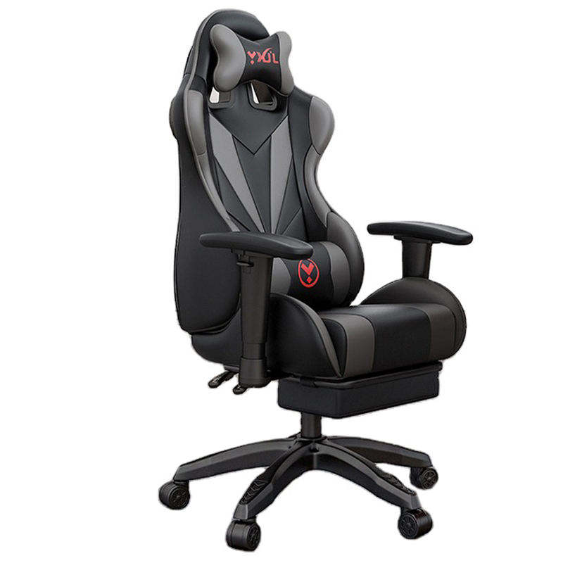 Cheap Modern PU Leather Gaming Chair with Massage & Footrest | Ergonomic PC Office Sillas Gamer, Reclining High-Back Computer Seat – Affordable Luxury (Kuwait)